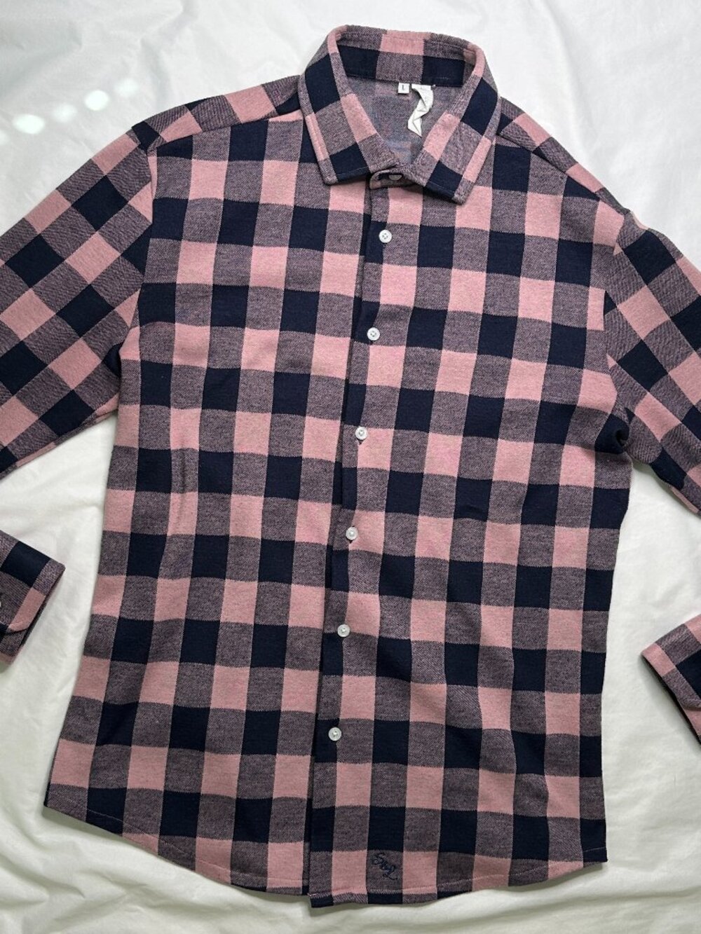State & Liberty Flannel Shirt Mens Large The Summers Performance Stretch Check